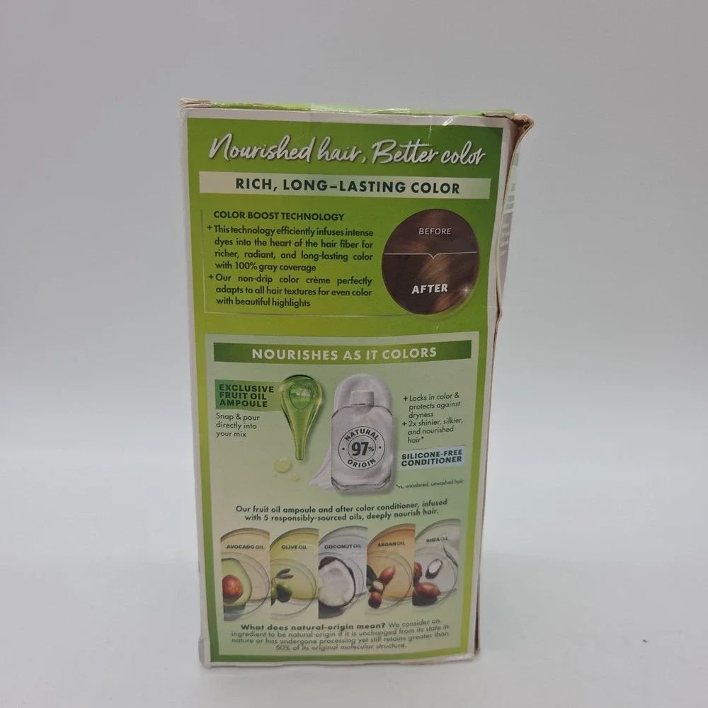 Lot Of 5 Garnier Hair Color Nutrisse Coloring Creme Hair Color #63 Light Brown